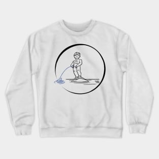 Brussels - Little pissing man Crewneck Sweatshirt